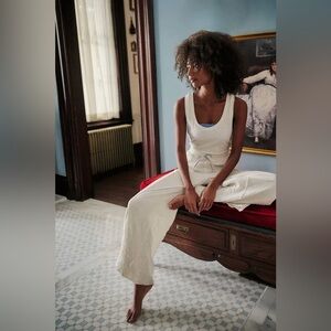 NWT Free People X Intimately Wait A Minute Romper ~Oatmeal Combo~